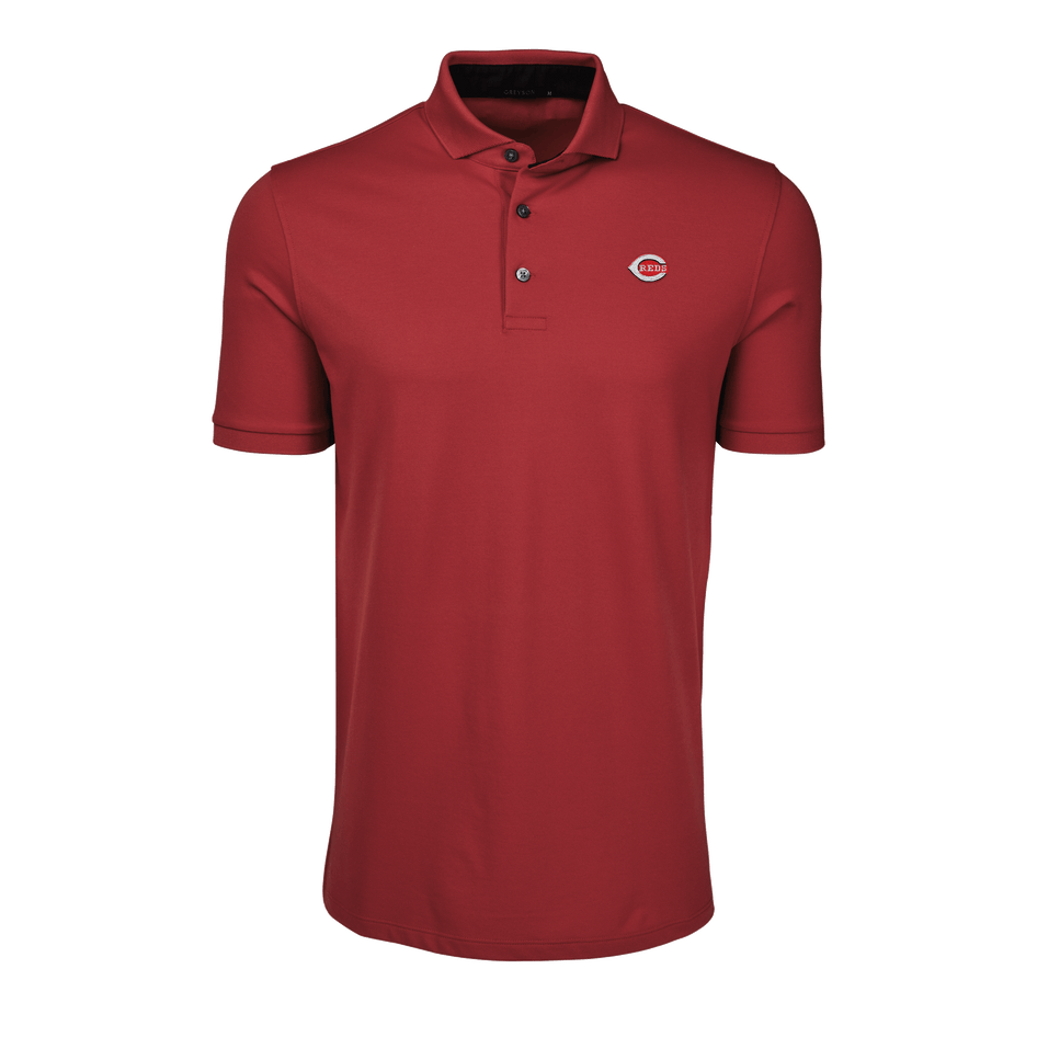 Cincinnati Reds Wolf Short Sleeve Polo