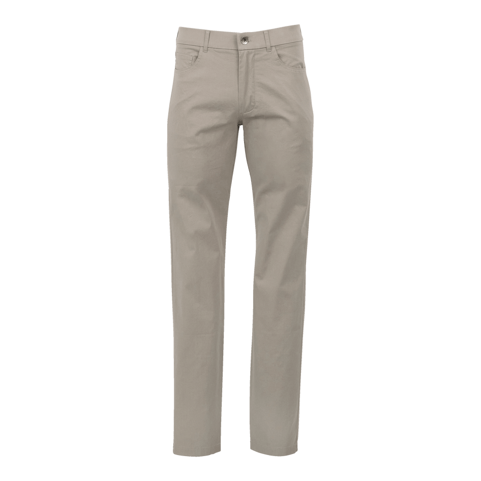 Greyson Clothiers Amagansett 5-Pocket Pant - Stone Front View | Greyson Clothiers