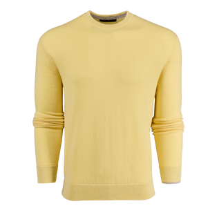 Canary Greyson Clothiers Tomahawk Cashmere Crewneck Sweater - Front View