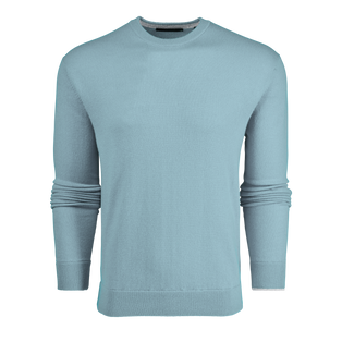 Harbor Greyson Clothiers Tomahawk Cashmere Crewneck Sweater - Front View