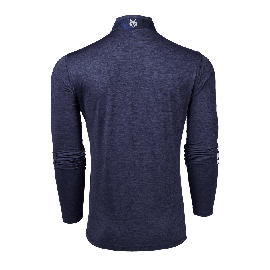 Greyson Clothiers Where The Wolves Are Guide Sport Quarter-Zip in MALTESE BLUE