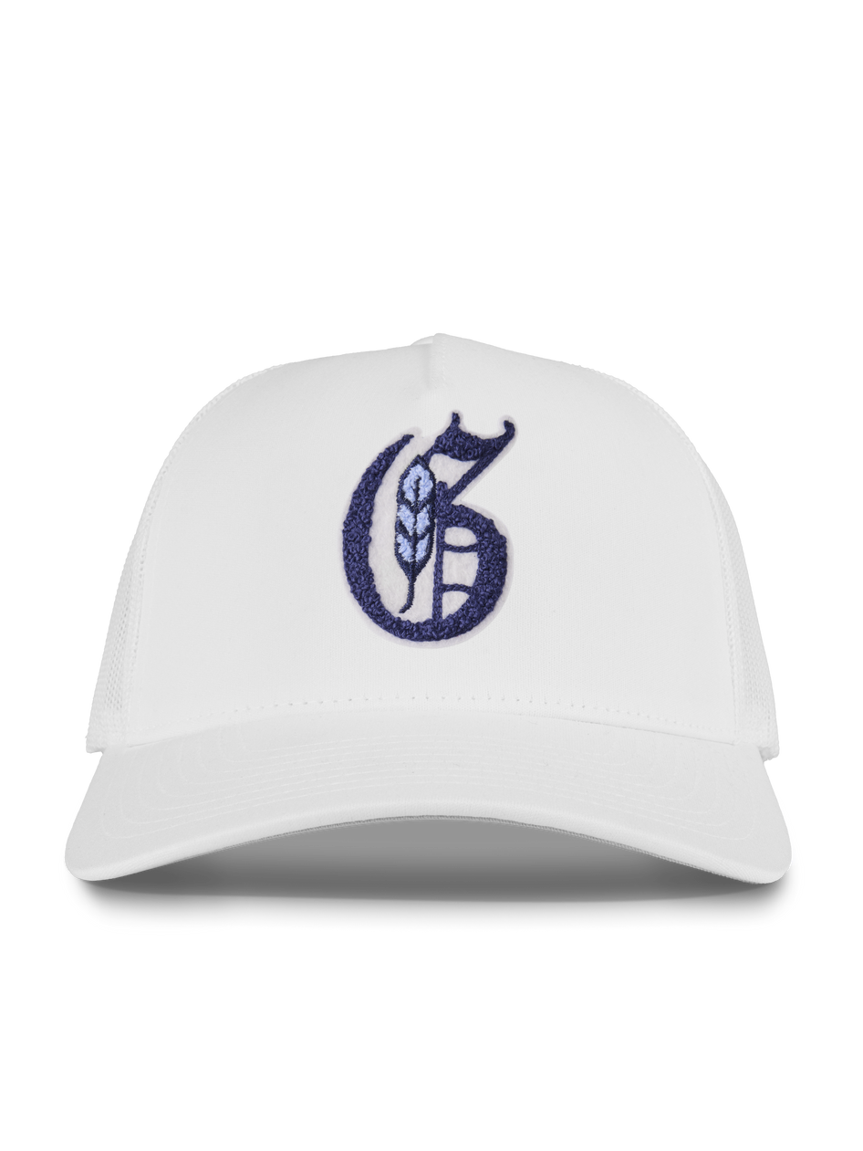 Greyson Clothiers Feathers Gothic G Trucker Hat