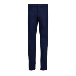 Maltese Blue Wainscott 5-Pocket Men's Golf Pant - Front View | Greyson Clothiers