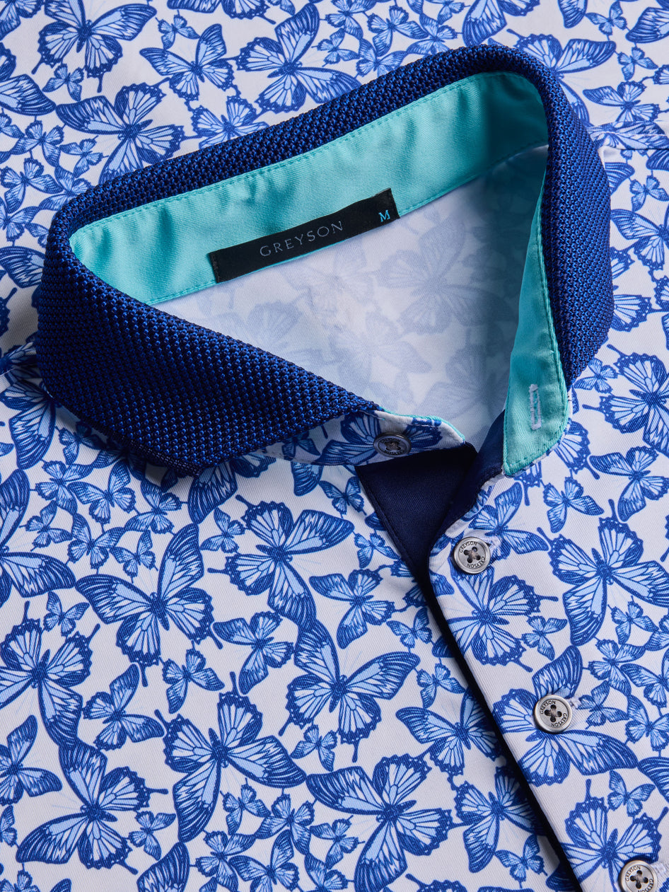 Greyson Clothiers Blue Migration Polo