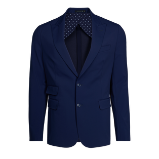 Greyson Clothiers Montauk Single-Breasted Peak Lapel Blazer - Front View in Maltese Blue | Greyson Clothiers