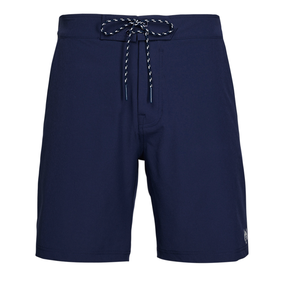 Maltese Blue 8" Indian Wells Board Short - Front View | Greyson Clothiers