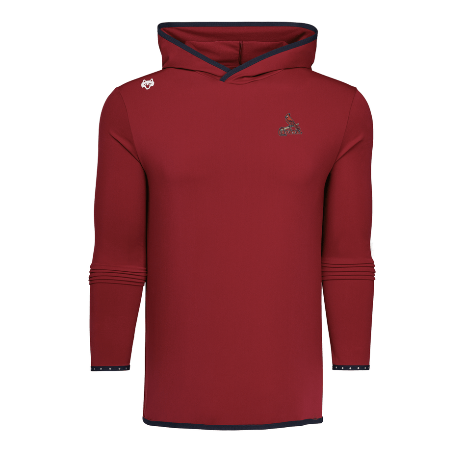 STL Cardinals Colorado Hoodie Varsity Red - Cardinals Logo & Wolf Emblem Detail | Greyson Clothiers