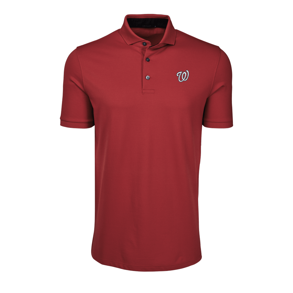 Washington Nationals Wolf Short Sleeve Polo