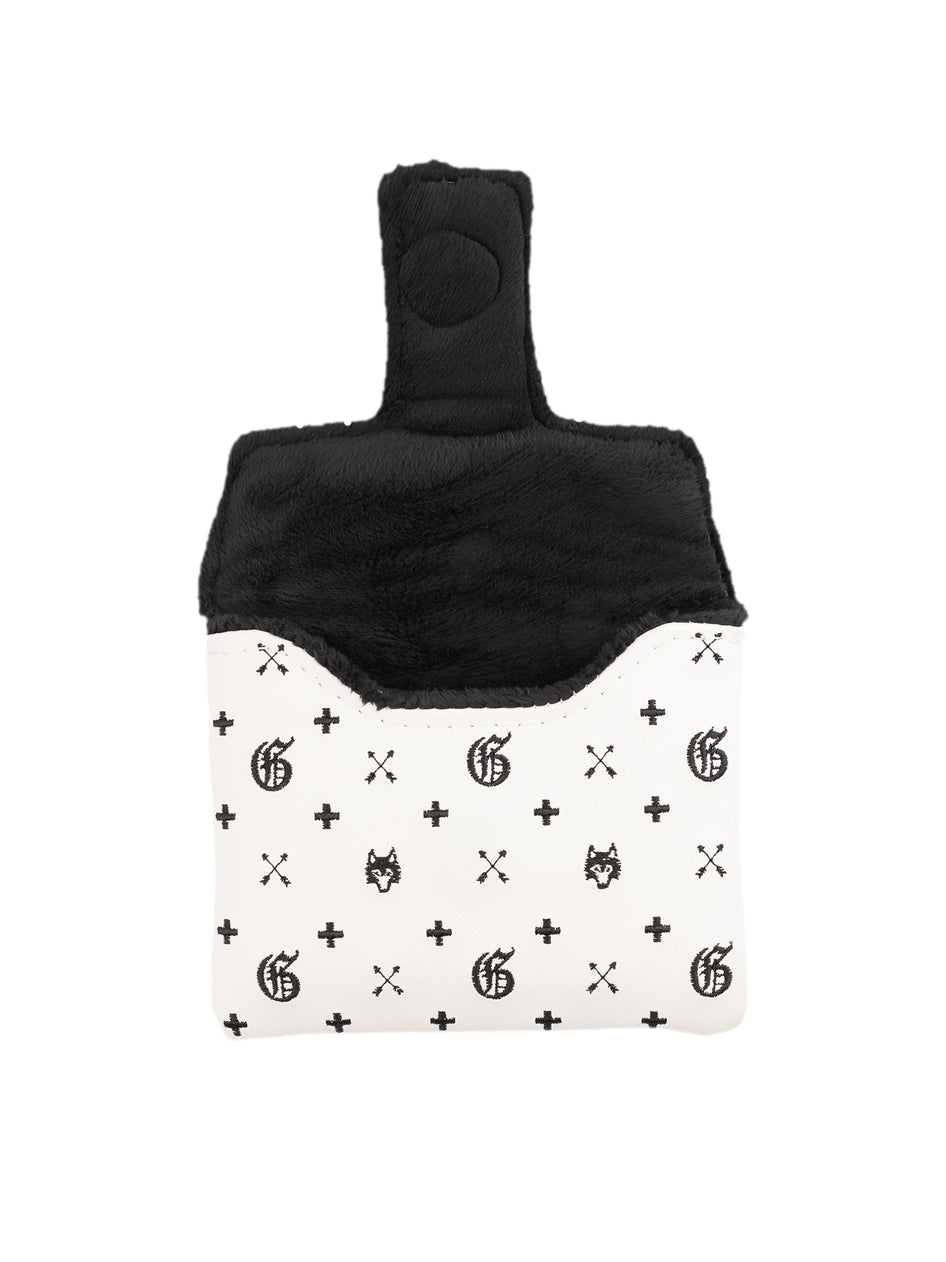 Greyson Clothiers Angel Wolf Mallet Putter Cover in ARCTIC