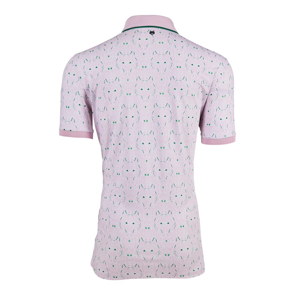 Greyson Clothiers Garden Of Wolves Polo in ARCTIC
