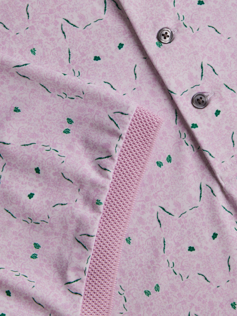 Greyson Clothiers Garden Of Wolves Polo in ARCTIC