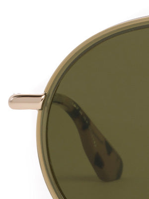 Greyson Clothiers GREYSON X KREWE Felix Sunglasses in OLIVE IBERIA 12K 