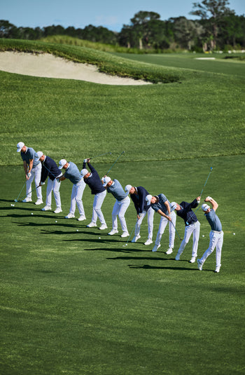 progression of a golf swing