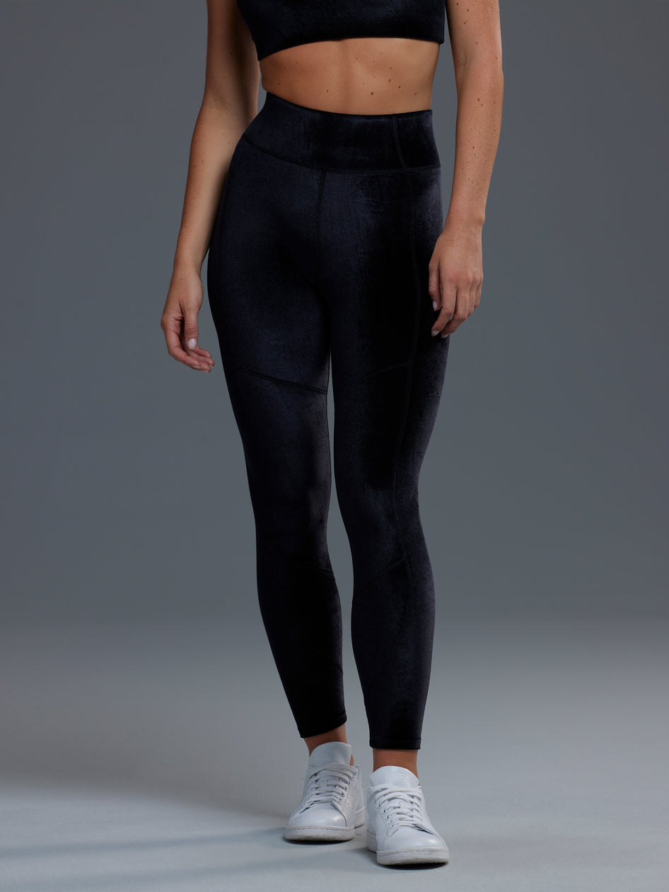 Greyson Clothiers Elara Stretch Velvet Legging