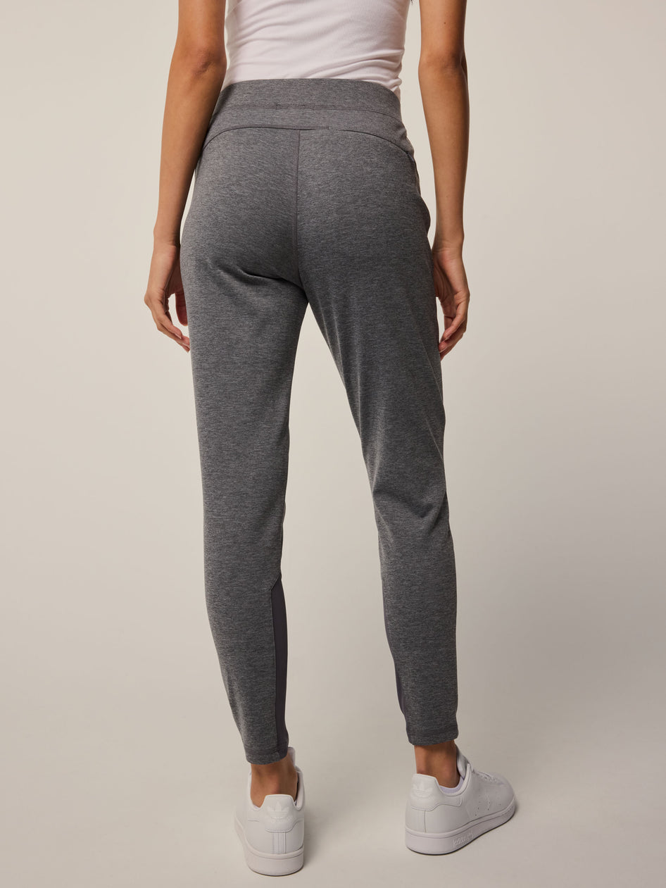 Greyson Clothiers Sequoia Melange Jogger in SMOKE HEATHER