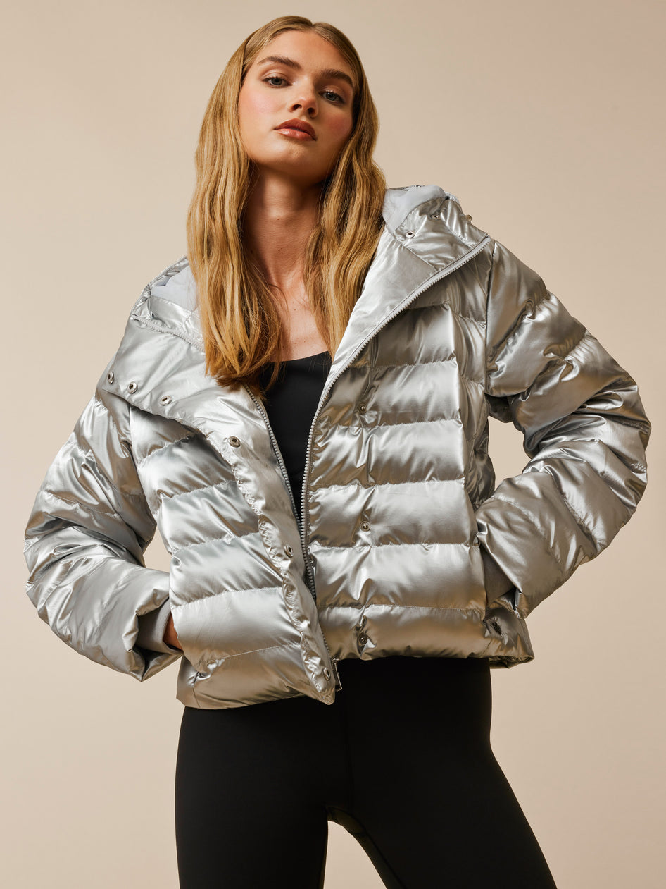 Greyson Clothiers Metallic Eos X Jacket in GUNMETAL