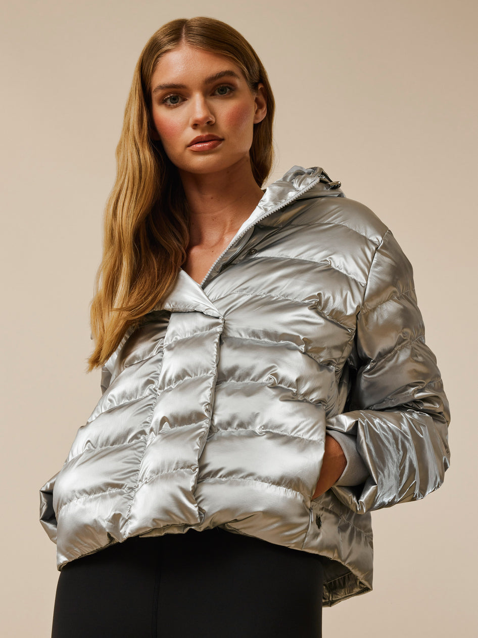 Greyson Clothiers Metallic Eos X Jacket in GUNMETAL