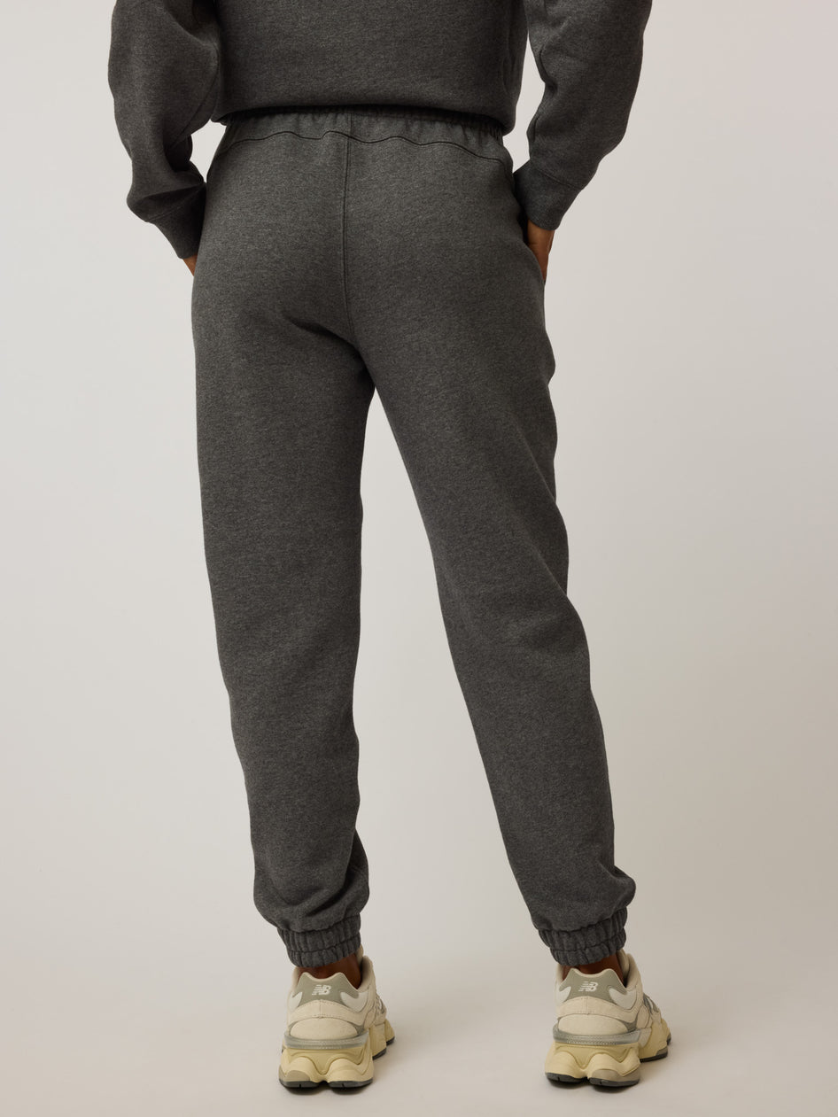 Greyson Clothiers Aspen Melange Jogger in SMOKE HEATHER