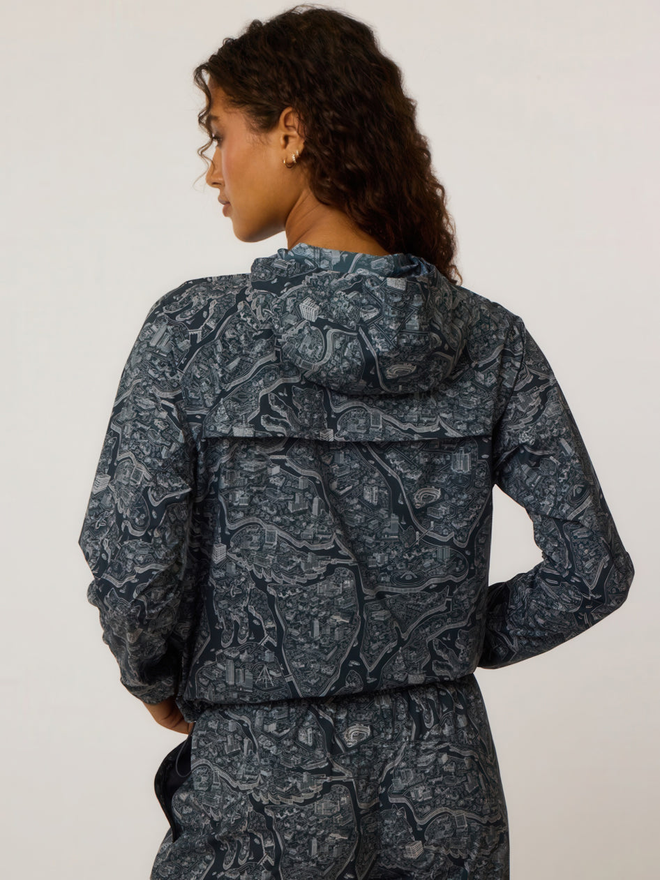 Greyson Clothiers Utopia Newago Half-Zip Jacket in ANTHRACITE