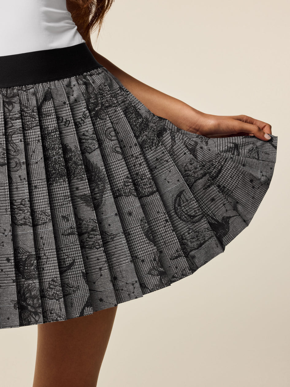Greyson Clothiers Leo Moon Diamond Plaid Skirt