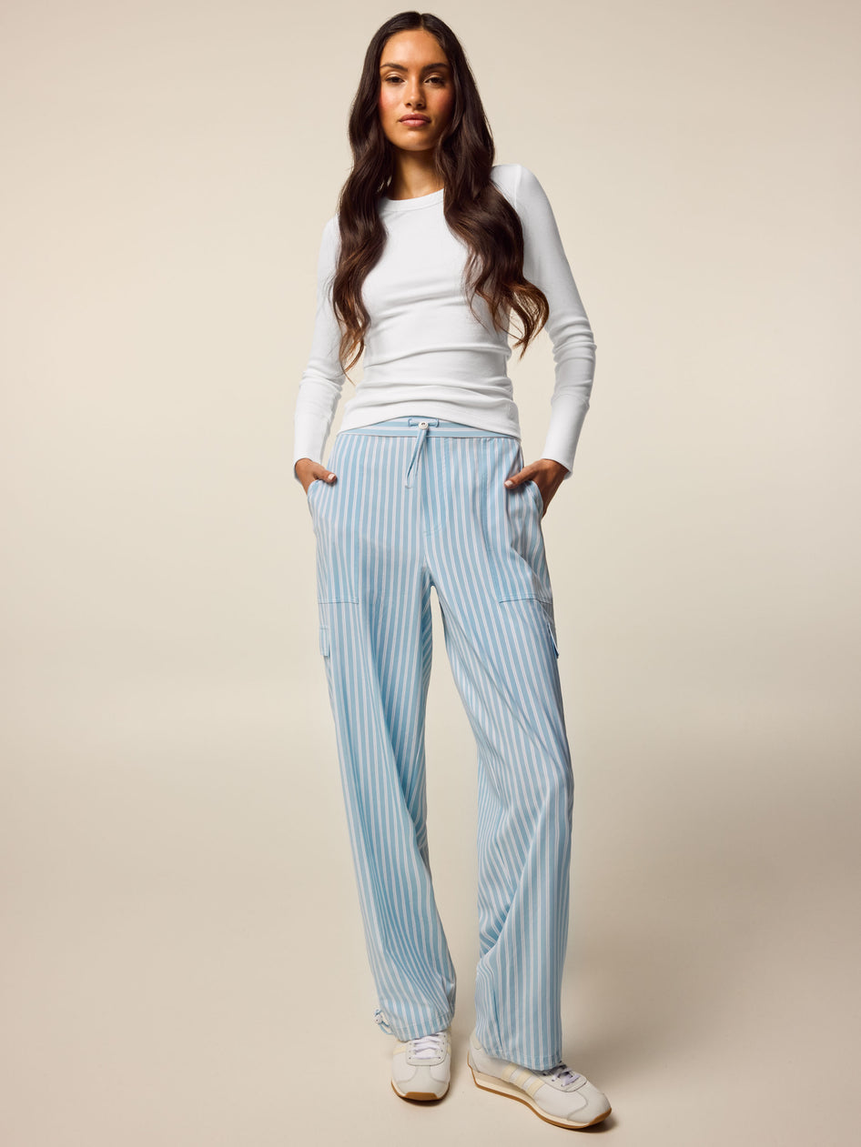 Greyson Clothiers Ashe Windsor Stripe Cargo Pant