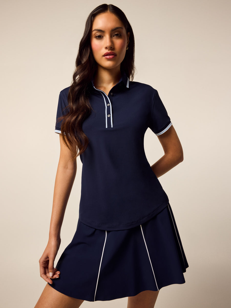 Greyson Clothiers Scarlett Luxe Short Sleeve Polo