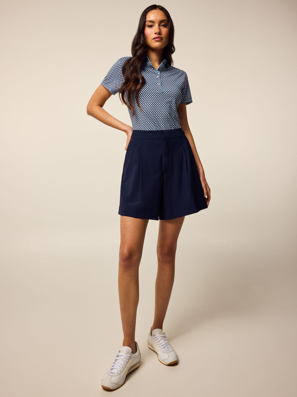 Greyson Clothiers Scarlett Wolf Whisperer Short Sleeve Polo