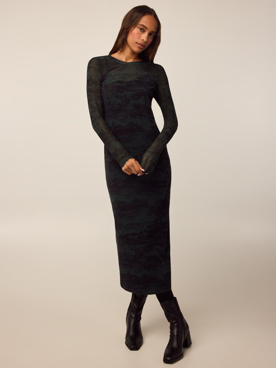 Greyson Clothiers Huntress Toile Mesh Dress