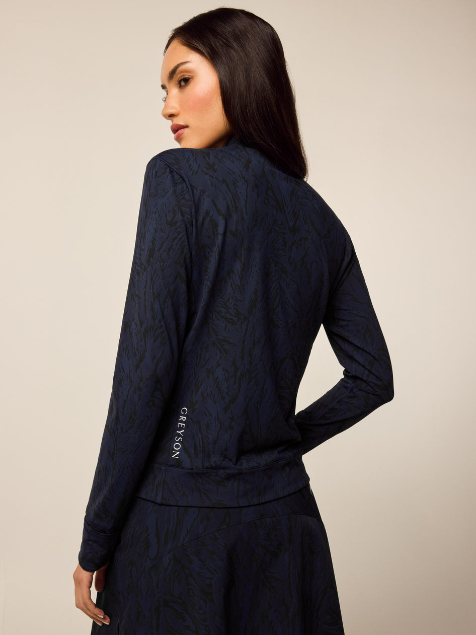 Greyson Clothiers Halley Painted Feather Quarter-Zip