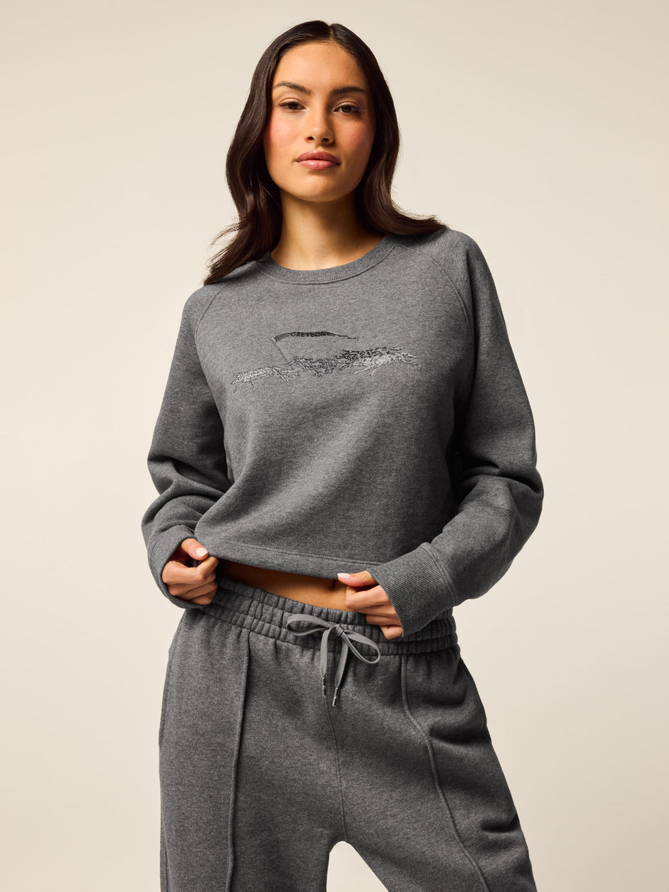 Greyson Clothiers Aspen Cropped Crewneck