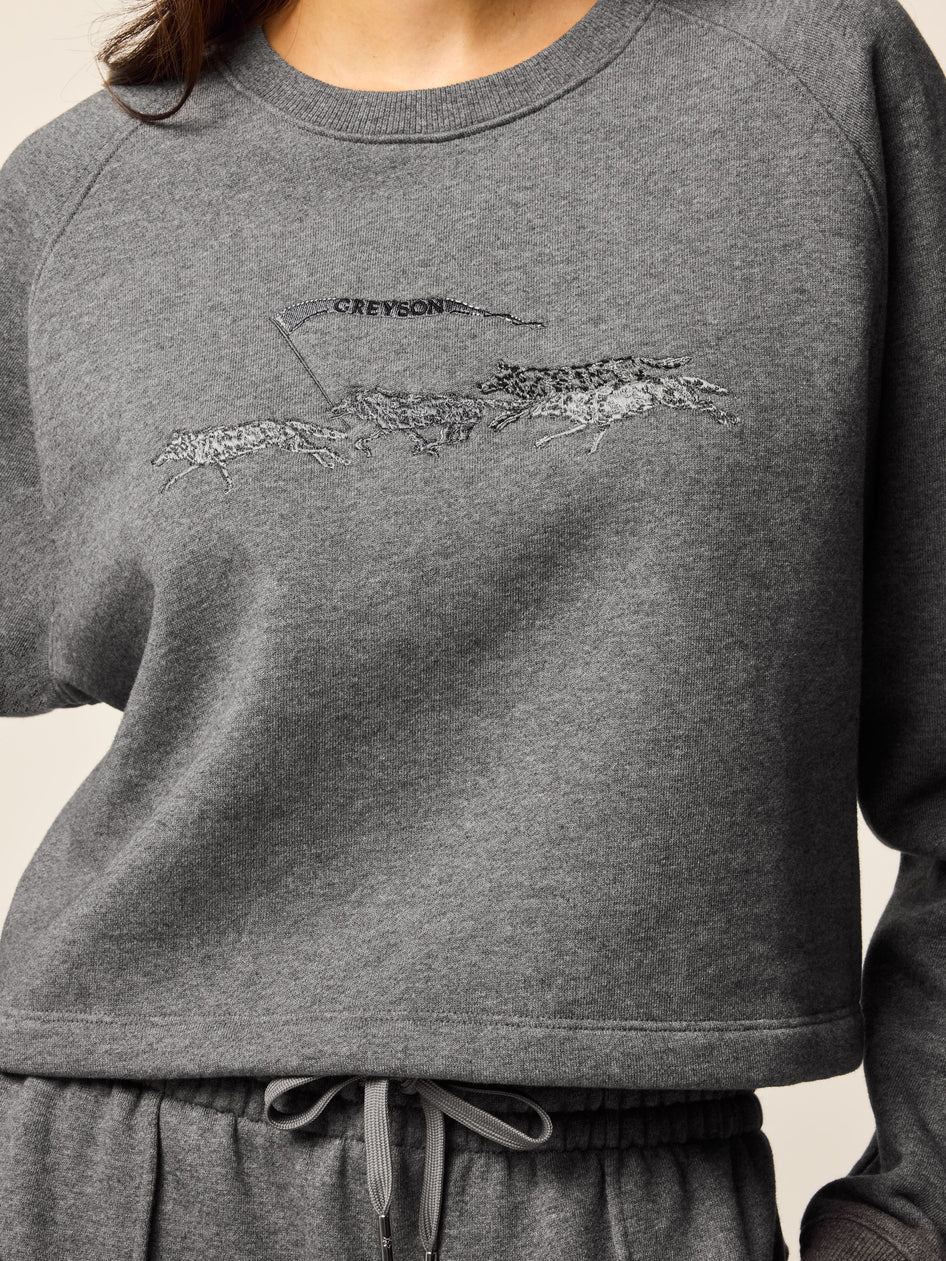Greyson Clothiers Aspen Cropped Crewneck