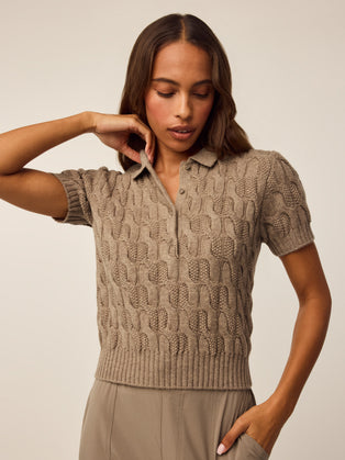 Greyson Clothiers Bardot Luxe Sweater Polo