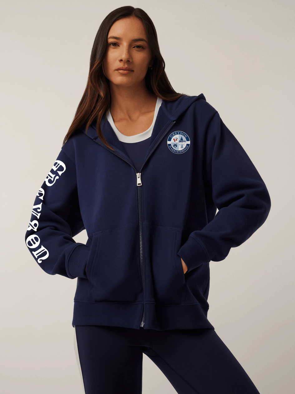 Greyson Clothiers Harbor Springs Women's Aspen Full-Zip in MALTESE BLUE