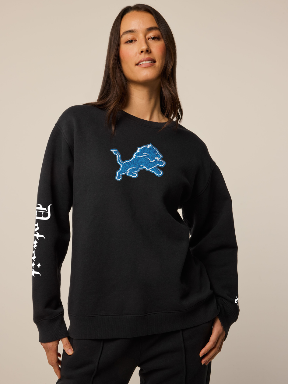 Greyson Clothiers Detroit Lions Spirit Aspen Crewneck