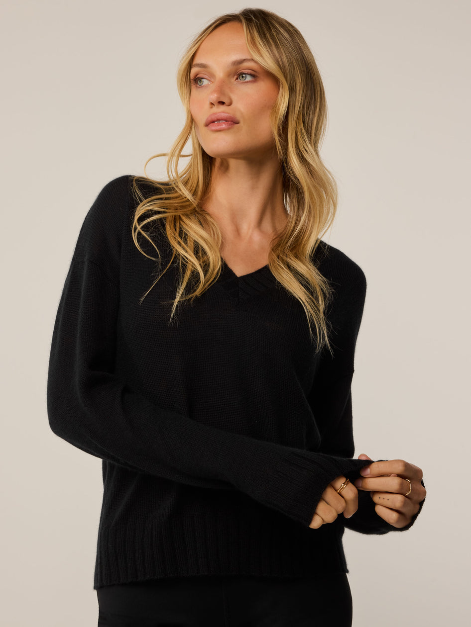 Greyson Clothiers Anila V Neck Cashmere Sweater
