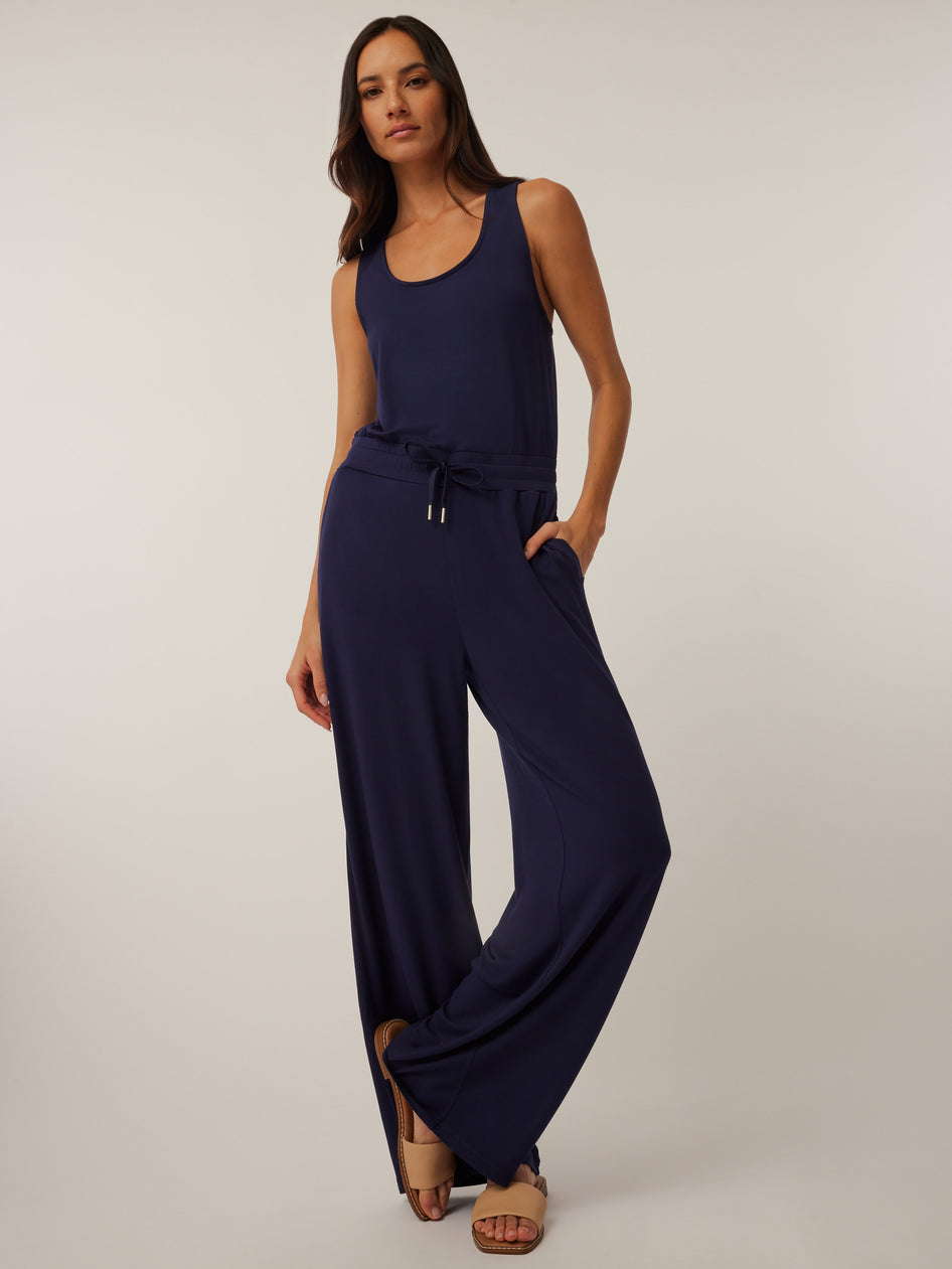 Greyson Clothiers Helena Jumpsuit in MALTESE BLUE