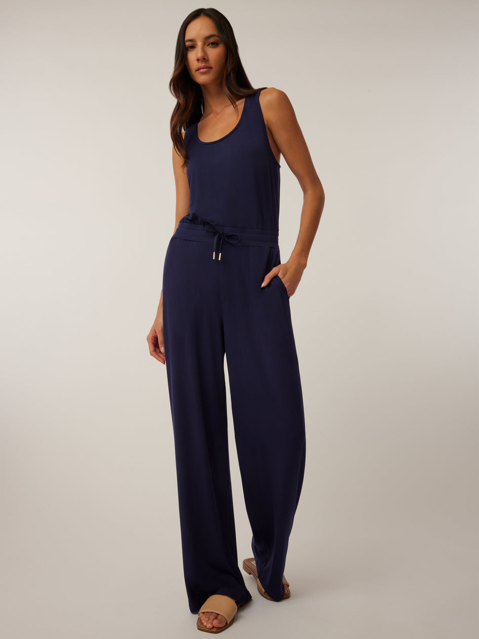 Greyson Clothiers Helena Jumpsuit in MALTESE BLUE