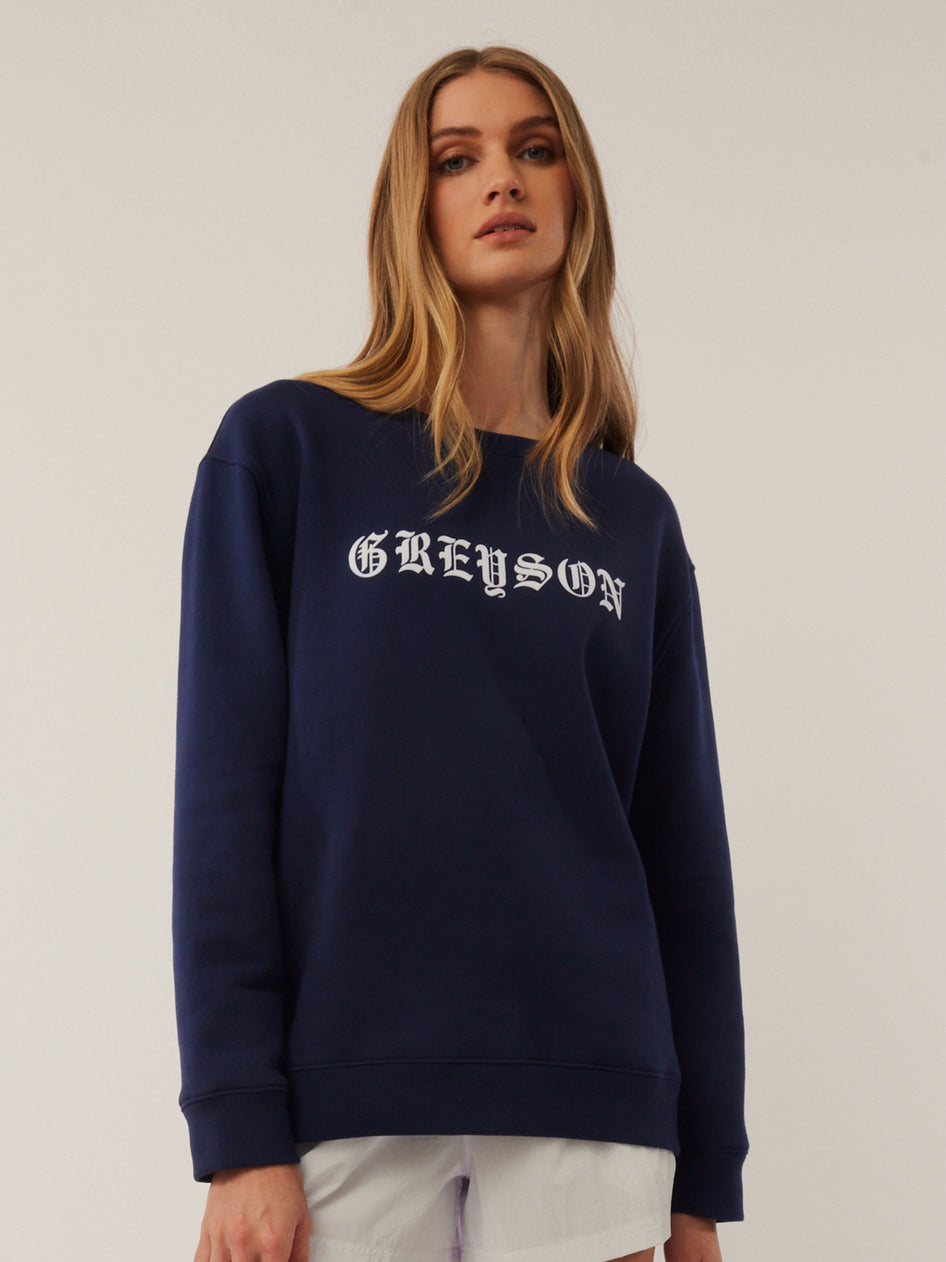 Greyson Clothiers Greyson Aspen Crewneck in MALTESE BLUE