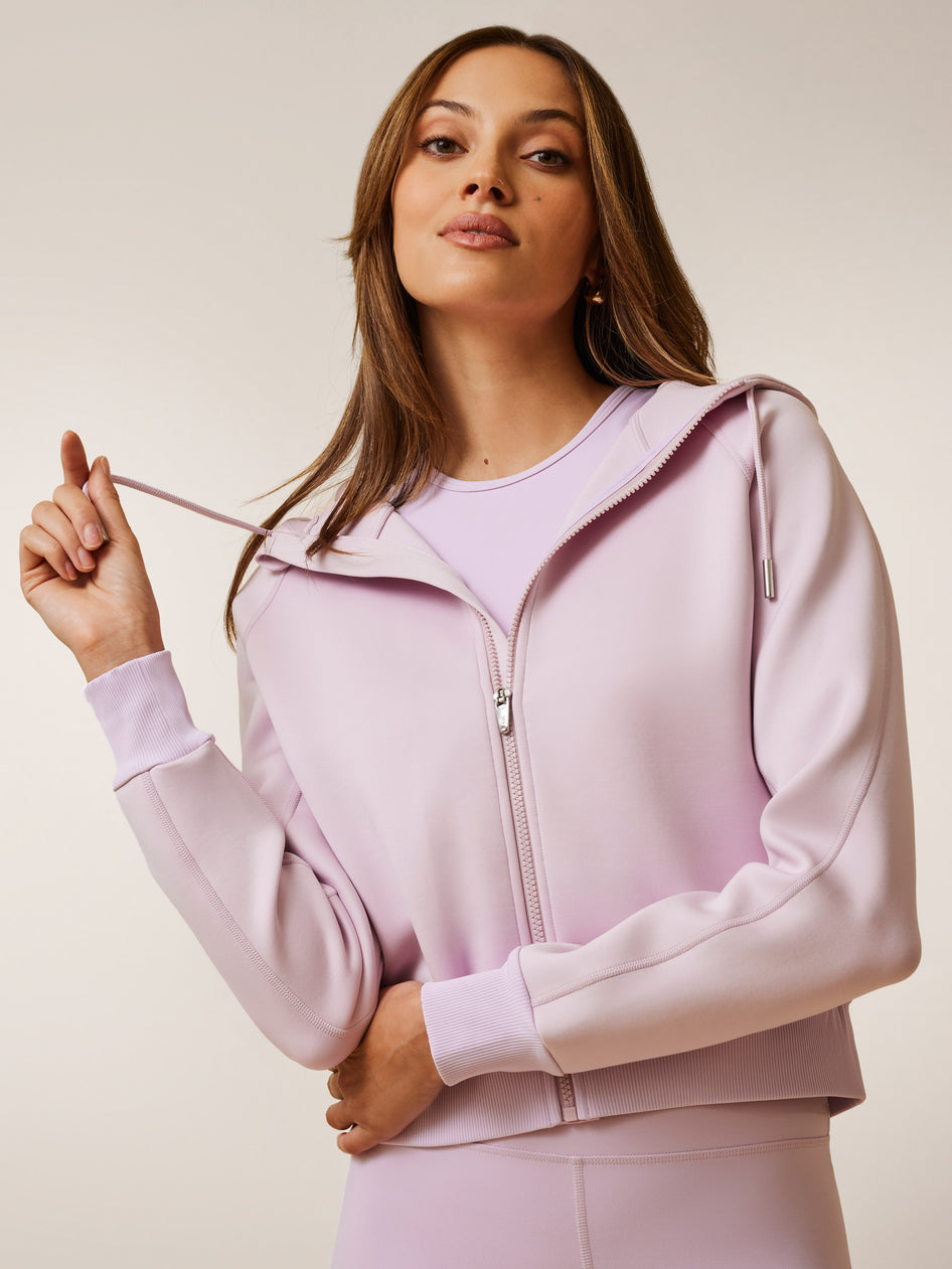 Greyson Clothiers Kristina Full-Zip Hoodie in SUNRISE