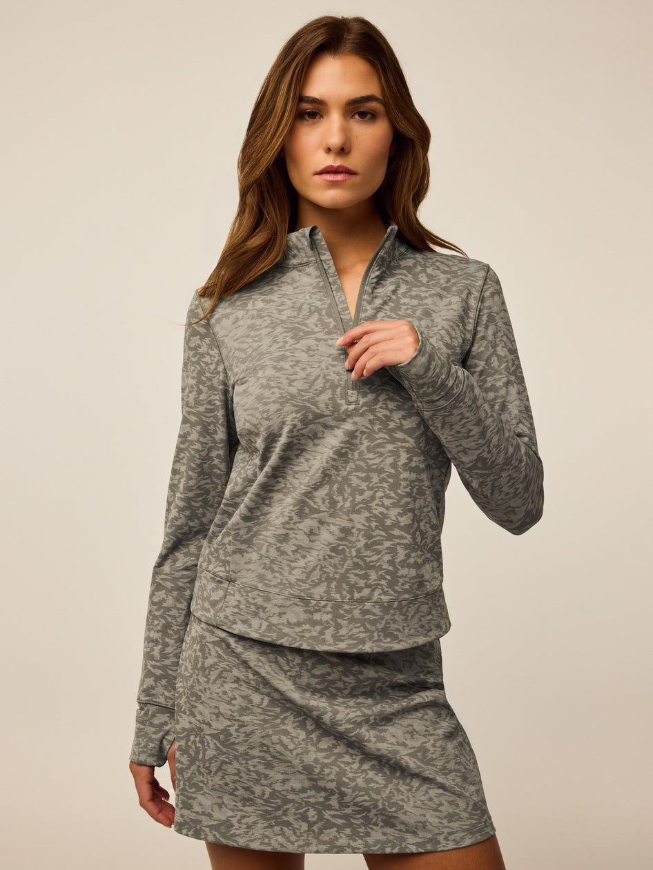 Greyson Clothiers Midas Wolf Halley Jacquard Quarter-Zip