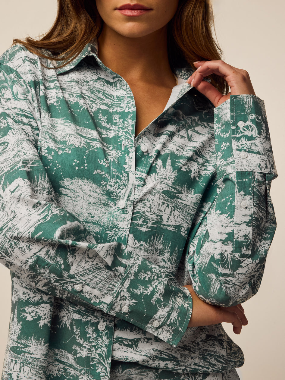 Greyson Clothiers Huntress Toile Ashe Button-Down