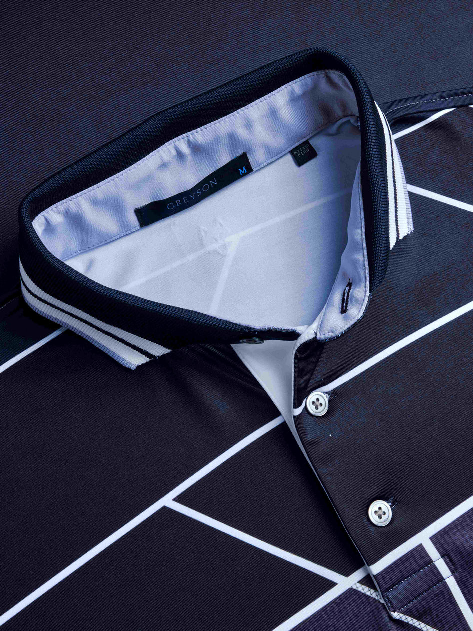 Greyson Clothiers Court Lines Polo in CANAL