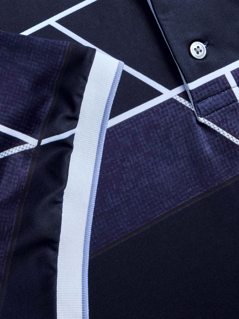 Greyson Clothiers Court Lines Polo in CANAL