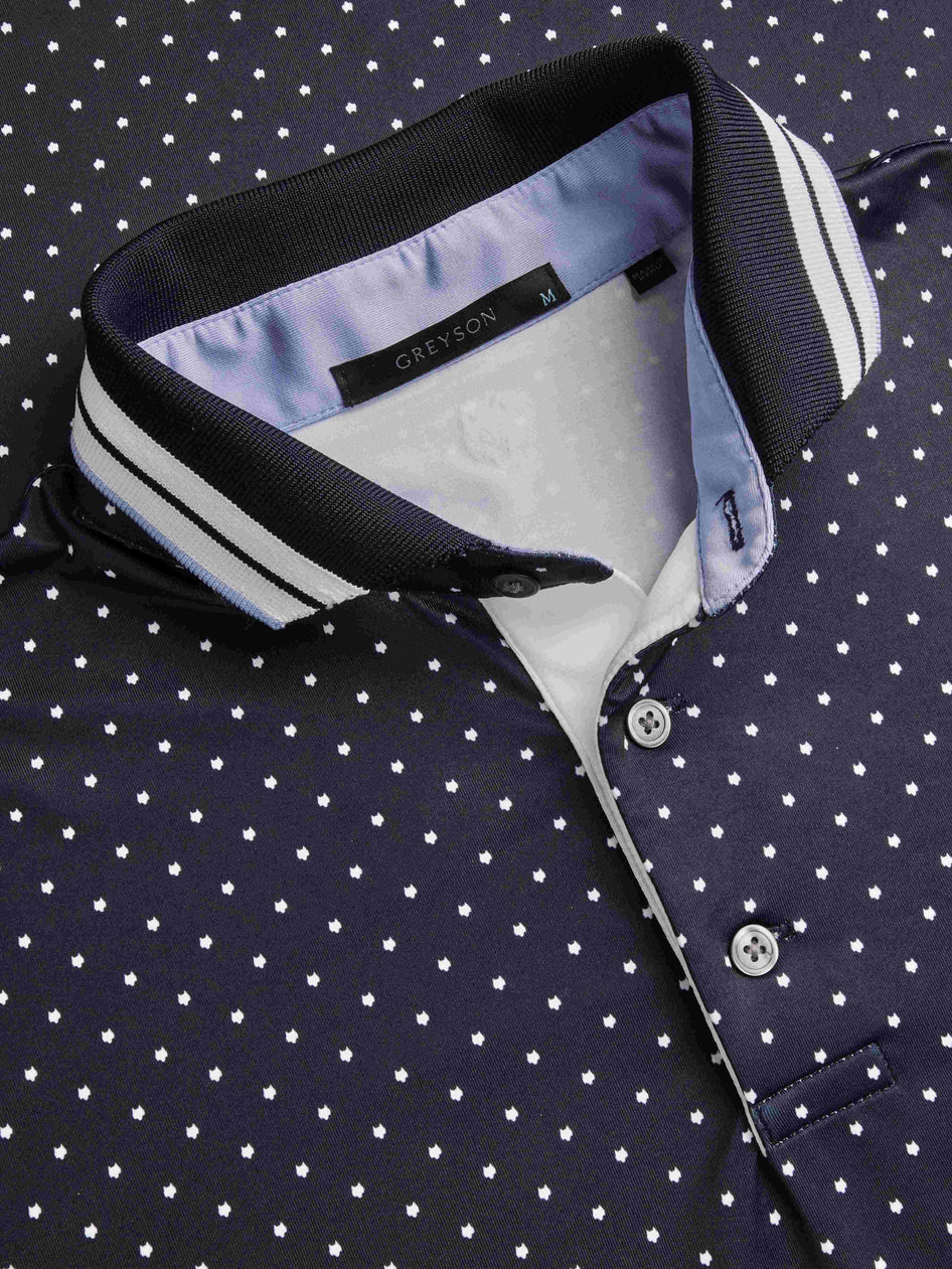 Greyson Clothiers Racquet Icon Polo in CANAL