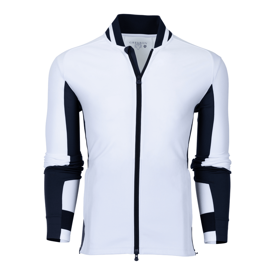 Greyson Clothiers Sequoia Tennis Full Zip Jacket in CANAL
