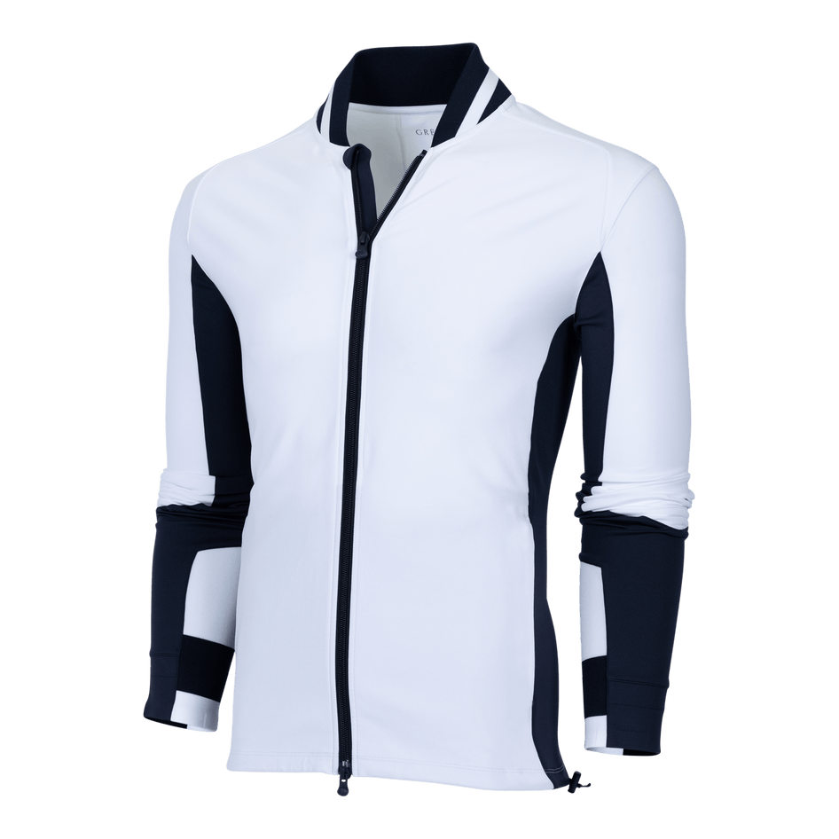 Greyson Clothiers Sequoia Tennis Full Zip Jacket in CANAL