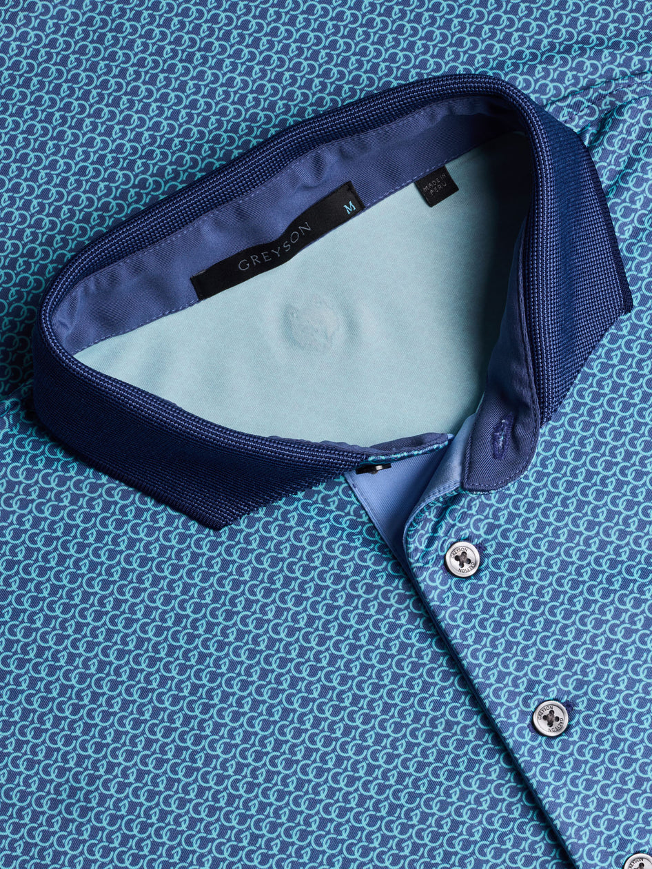 Greyson Clothiers Chain Linked Polo in TORRENT