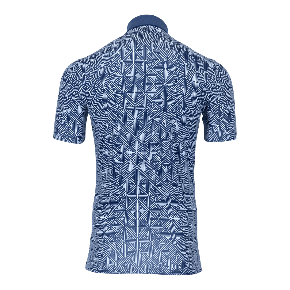 Greyson Clothiers Labyrinth Polo in MALTESE BLUE