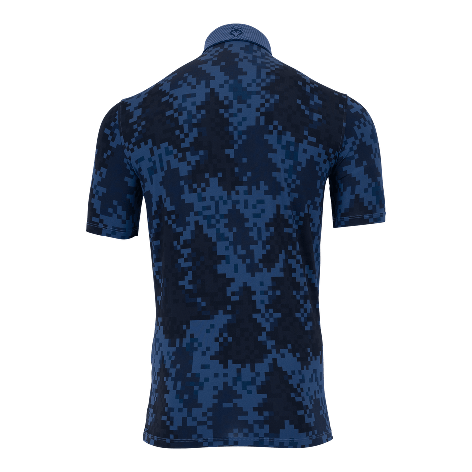 Greyson Clothiers Foggy Forest Polo in MALTESE BLUE
