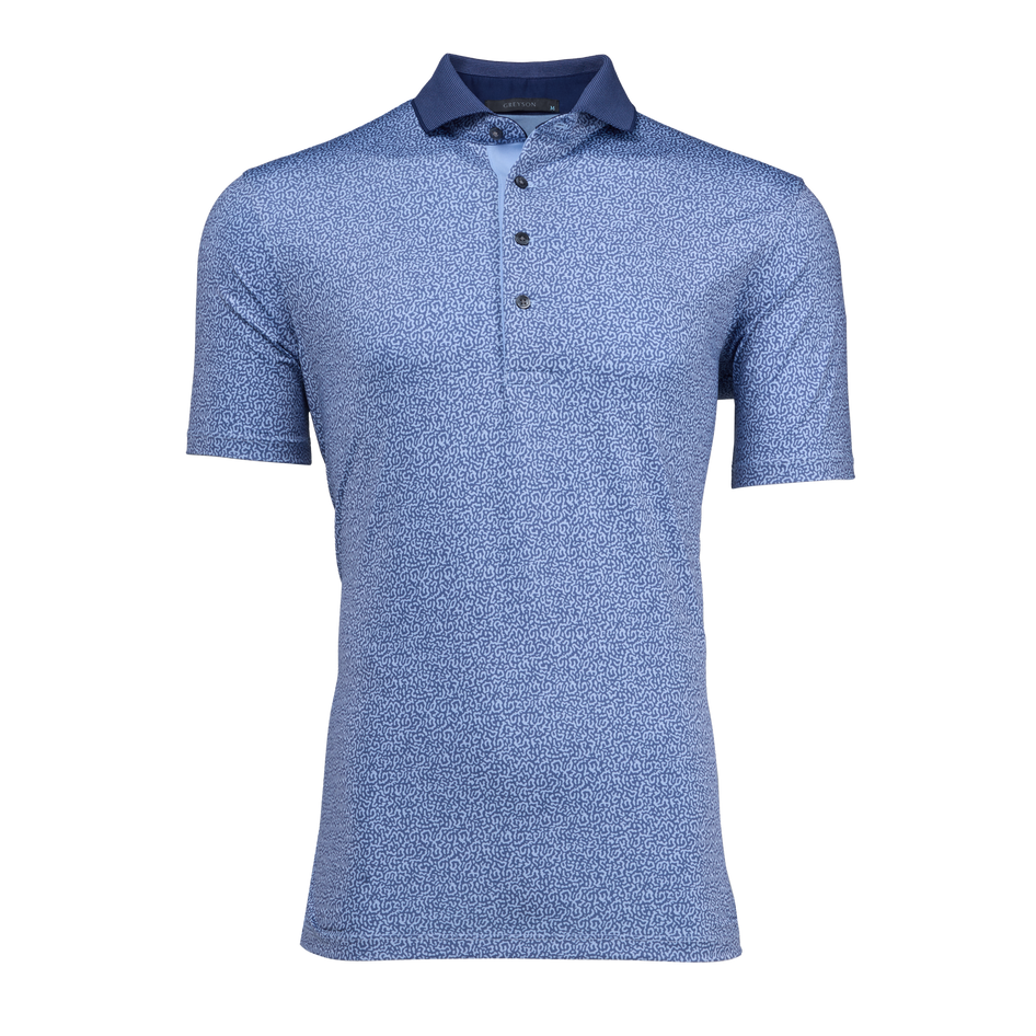 Greyson Clothiers Brook Trout Polo in DELPHINIUM